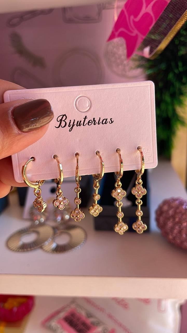 Aros Enchapados Mini Van Cleef